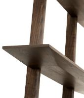 Billede af MUUBS Hylde Noir Natural M 90x100 cm - Mørkbejdset Olie 