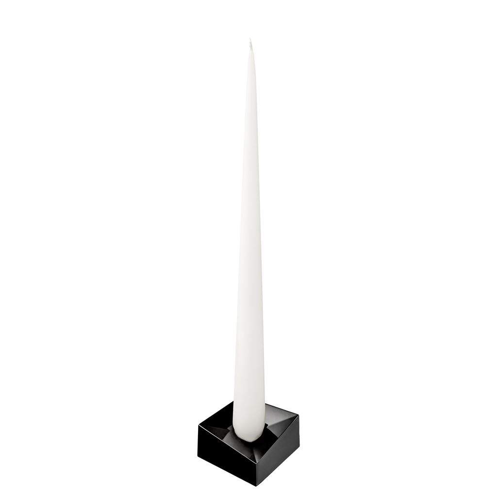 Billede af STOFF Nagel Reflect Candle Holder Large D: 5,5 cm - Black/Chrome 
