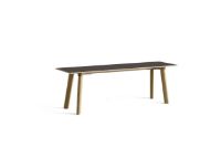 Billede af HAY CPH Deux 215 Bench 140x35x45 cm - Lacquered Solid Oak/Stone Grey Laminate
