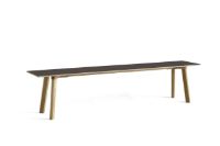 Billede af HAY CPH Deux 215 Bench 200x35x45 cm - Lacquered Solid Oak/Stone Grey Laminate