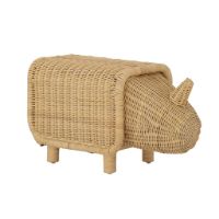 Billede af Bloomingville Mini Soffe Taburet SH: 30 cm - Rattan