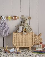 Billede af Bloomingville Mini Soffe Taburet SH: 30 cm - Rattan