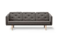 Billede af Fredericia Furniture 2003 No. 1 3 Pers. Sofa L: 206 cm - Fiord 151/Eg Lys Olie