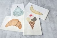 Billede af OYOY Croissant Tufted Rug 120x75 cm - Brown OUTLET