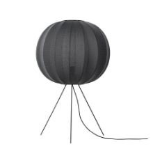 Billede af Made By Hand Knit-Wit Round Floor Medium Ø: 60 cm - Black