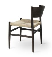 Billede af Mater Nestor Sidechair SH: 44 cm - Sirka Grey Beech/Natural Paper Cord Seat 