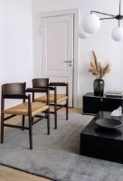 Billede af Mater Nestor Sidechair Armrest SH: 44 cm - Sirka Grey Beech/Natural Paper Cord Seat 