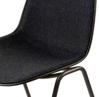 Billede af Mater Eternity Sidechair W Full Front Upholstery SH: 46 cm - Re-Wool Grey 198