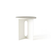 Billede af Audo Copenhagen Androgyne Table Top Ø: 42 cm - Crystal Rose Marble