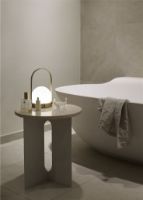 Billede af Audo Copenhagen Androgyne Table Top Ø: 42 cm - Crystal Rose Marble