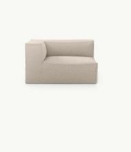 Billede af Ferm Living Catena Armrest Left L400 Wool Boucle 76x138 cm - Natural 