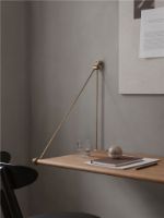Billede af We Do Wood Loop Desk B: 104 cm - Oak/Brass