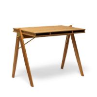 Billede af We Do Wood Field Desk 95x55 cm - Oak/Brass