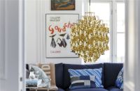 Billede af Verpan Spiral SP01 Pendant H: 65 cm - Guld