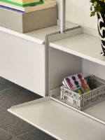 Billede af HAY Pier System 133 3 Columns 242x209 cm - PS White Steel/Clear Anodised Profiles