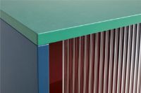 Billede af HAY Colour Cabinet Tall w. Glass Doors 75x39x130 cm - Multi 