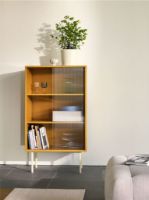 Billede af HAY Colour Cabinet Tall w. Glass Doors 75x39x130 cm - Yellow