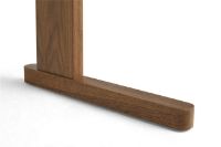 Billede af HAY Passerelle Desk 140x65x74 cm - Walnut/Ink Black Crossbar