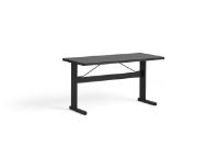 Billede af HAY Passerelle Desk 140x65x74 cm - Ink Black Oak/Ink Black Crossbar