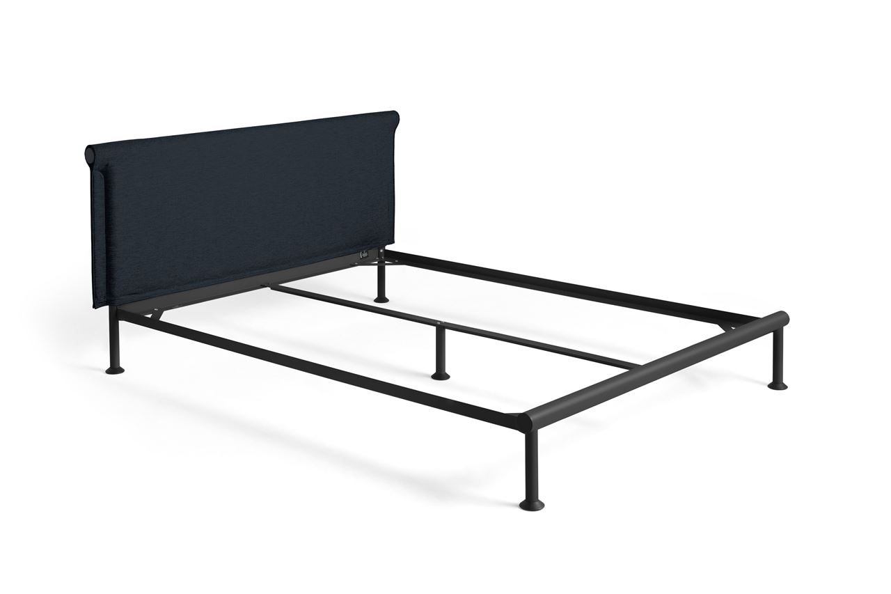 Billede af HAY Tamoto Bed Incl. Support Bar & Leg 140x200 cm - Anthracite/Metaphor 08