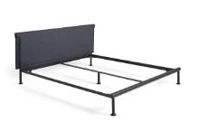 Billede af HAY Tamoto Bed Incl. Support Bar & Leg 180x200 cm - Anthracite/Linara 198