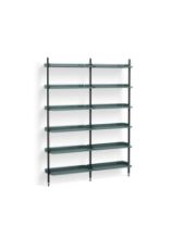 Billede af HAY Pier System 102 2 Columns 162x209 cm - PS Blue Steel/Black Anodised Profiles