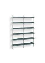 Billede af HAY Pier System 102 2 Columns 162x209 cm - PS Blue Steel/Clear Anodised Profiles