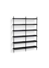 Billede af HAY Pier System 102 2 Columns 162x209 cm - PS Black Steel/Black Anodised Profiles