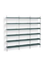 Billede af HAY Pier System 103 3 Columns 242x209 cm - PS Blue Steel/Clear Anodised Profiles