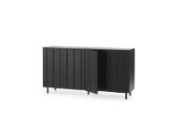 Billede af Normann Copenhagen Rib Skænk L: 159 cm - Varm Sort