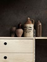 Billede af String Furniture Cabinet With Two Drawers 78x42x30 cm - Ash