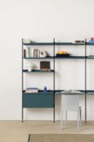 Billede af HAY Pier System 13 3 Columns 242x209 cm - PS Blue Steel/Black Anodised Profiles