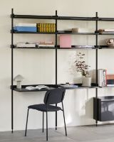 Billede af HAY Pier System 23 3 Columns 242x209 cm - PS Black Steel/Black Anodised Profiles