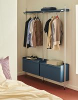 Billede af HAY Pier System 1002 2 Columns 162x209 cm - PS Blue Steel/Clear Anodised Profiles