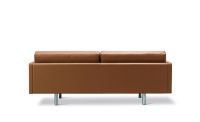 Billede af Erik Jørgensen EJ220 2062 2 Pers. Sofa 100 L: 212 cm - Cognac Omni Læder/Krom