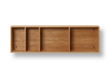 Billede af Ferm Living Bon Shelf L: 47 cm - Oiled Oak vest Wall Rug 165 x 100 cm - Natural  