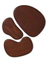 Billede af Ferm Living Cairn Cutting Boards Set of 3 - Dark Brown 