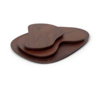 Billede af Ferm Living Cairn Cutting Boards Set of 3 - Dark Brown 
