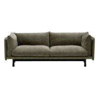 Billede af Wendelbo Kite 2 Seater Sofa L: 208 cm - Sortbejdset Eg/Roco Col. 8
