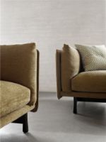 Billede af Wendelbo Kite 2,5 Seater Sofa L: 230 cm - Sortbejdset Eg/Roco Col. 2