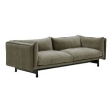Billede af Wendelbo Kite 2,5 Seater Sofa L: 230 cm - Sortbejdset Eg/Roco Col. 8