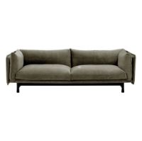 Billede af Wendelbo Kite 2,5 Seater Sofa L: 230 cm - Sortbejdset Eg/Roco Col. 8