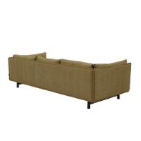 Billede af Wendelbo Kite 3 Seater Sofa L: 260 cm - Sortbejdset Eg/Roco Col. 2
