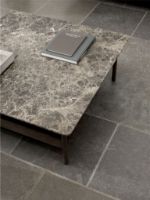 Billede af Wendelbo Collect Coffee Table Medium 95x95x35 cm - Brown Oak/Brown Emperador Marble