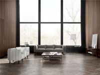 Billede af Wendelbo Collect Coffee Table Medium 95x95x35 cm - Brown Oak/Brown Emperador Marble