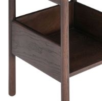Billede af Wendelbo Collect Round Side Table Ø: 60 cm - Brown Oak/Brown Emperador Marble