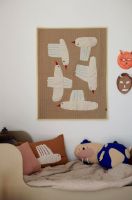 Billede af Ferm Living Bird Quilted Blanket 80 x 110 cm - Sand 