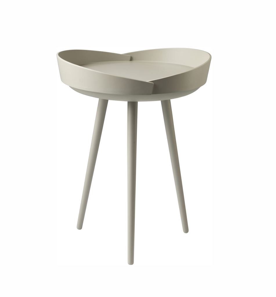 Billede af FDB Møbler D106 Bakkedal Bakkebord Philip Bro Ø: 38 cm - Bøg/Silkegrå 