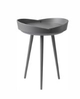 Billede af FDB Møbler D106 Bakkedal Bakkebord Philip Bro Ø: 38 cm - Bøg/Mørkegrå