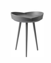 Billede af FDB Møbler D106 Bakkedal Bakkebord Philip Bro Ø: 38 cm - Bøg/Mørkegrå